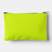 Chartreuse Gelbe Farbe Zubehörtasche (Rückseite)