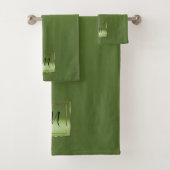 Chartreuse Gelbgrün machen es Ihr Steigung Badhandtuch Set (Insitu)