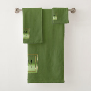 Chartreuse Gelbgrün machen es Ihr Steigung Badhandtuch Set
