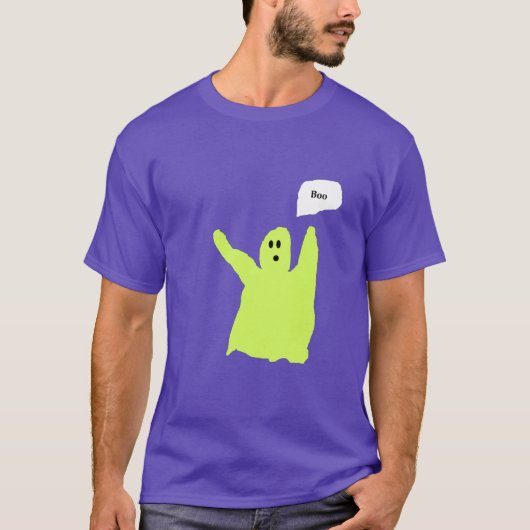 Chartreuse Ghostie Boo apparel T-Shirt (Vorderseite)