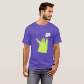 Chartreuse Ghostie Boo apparel T-Shirt (Vorne ganz)