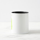 Chartreuse Ghostie mit Orange Boo Tasse (Zentrum)