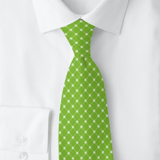 Chartreuse-Gitter Krawatte