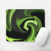 Chartreuse Green Abstrakt Heart Mousepad (Mit Mouse)