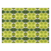 Chartreuse Green Abstrakt Hydrangea Blooms Muster Tischdecke (Vorderseite (Horizontal))