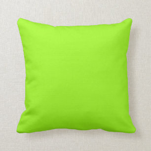 Chartreuse Green Background auf einem Kissen