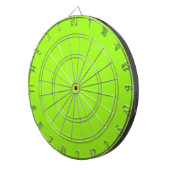 Chartreuse Green Dart Board Dartscheibe (Vorderseite rechts)