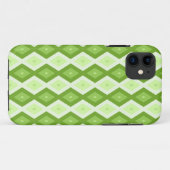 Chartreuse green diamond pattern Case-Mate iPhone hülle (Rückseite (Horizontal))