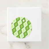 Chartreuse green diamond pattern geschenkanhänger (Beispiel)