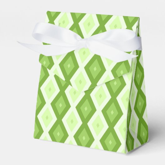 Chartreuse green diamond pattern geschenkschachtel (Vorderseite)