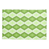 Chartreuse green diamond pattern kissenbezug (Rückseite)