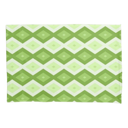 Chartreuse green diamond pattern kissenbezug (Vorderseite)