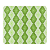 Chartreuse green diamond pattern schneidebrett (Vorderseite)