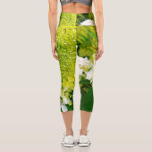 Chartreuse Green, Limelight Hydrangea, Capri Leggings (Rückseite)