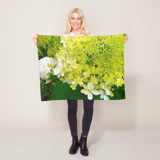 Chartreuse Green, Limelight Hydrangea, Fleecedecke (Beispiel)