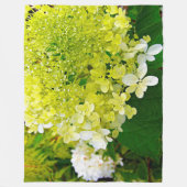 Chartreuse Green, Limelight Hydrangea, Fleecedecke (Vorderseite)