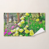 Chartreuse Green Limelight Hydrangea Garden Badhandtuch Set (Handtuch)