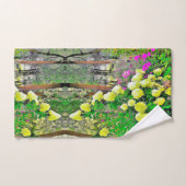 Chartreuse Green Limelight Hydrangea Garden Badhandtuch Set (Handtuch)