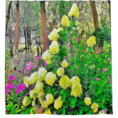 Chartreuse Green Limelight Hydrangea Garden Duschvorhang (Vorderseite)