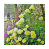 Chartreuse Green Limelight Hydrangea Garden Fliese (Vorderseite)
