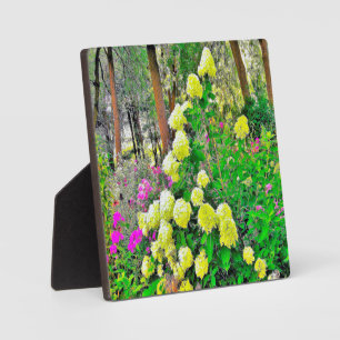 Chartreuse Green Limelight Hydrangea Garden Fotoplatte