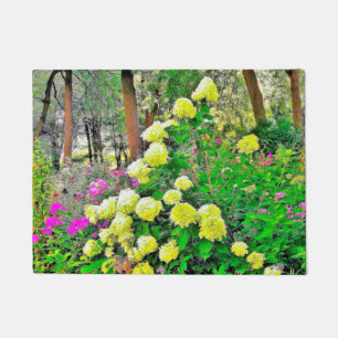 Chartreuse Green Limelight Hydrangea Garden Fußmatte