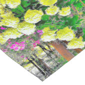 Chartreuse Green Limelight Hydrangea Garden Kurzer Tischläufer (Ecke)