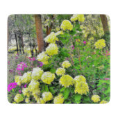 Chartreuse Green Limelight Hydrangea Garden Schneidebrett (Vorderseite)