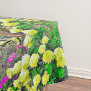 Chartreuse Green Limelight Hydrangea Garden Tischdecke