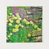 Chartreuse Green Limelight Hydrangea Garden Wandteppich (Vorderseite (Horizontal))