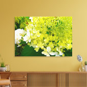 Chartreuse Green, Limelight Hydrangea, Leinwanddruck (Insitu (Wohnzimmer))