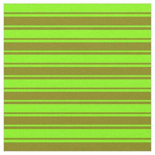 Chartreuse & Green Lines Stoff (Nahaufnahme)