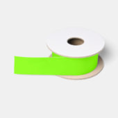 Chartreuse Grün einfarbig Satinband (Spule)