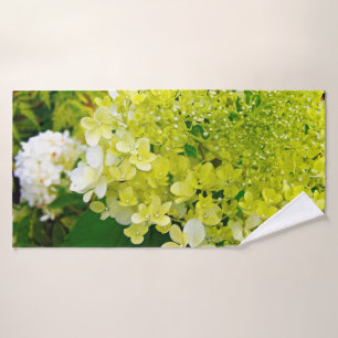Chartreuse Grün, Limelight Hortensie, Badehandtuch