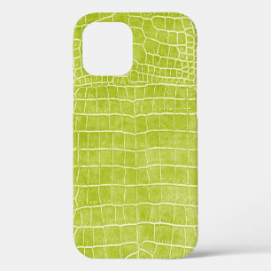 Chartreuse Grüne Imitat Krokodile Leder Case-Mate iPhone Hülle
