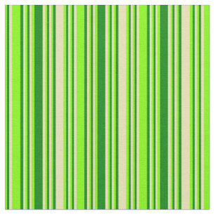 Chartreuse, grüne und farbige Linien Stoff