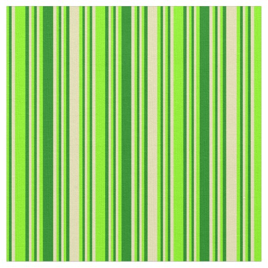 Chartreuse, grüne und farbige Linien Stoff (Nahaufnahme)