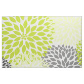 Chartreuse grüner grauer mutiger großer stoff (Fat Quarter (45,7 x 55,9 cm))