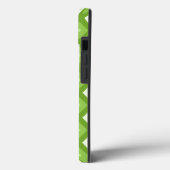 Chartreuse grünes Diamantenmuster Case-Mate iPhone Hülle (Rückseite / Links)
