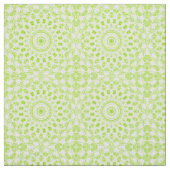 Chartreuse Grünes Mandala-Muster Stoff (Muster)
