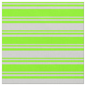 Chartreuse & Light Gray Muster Stoff (Nahaufnahme)