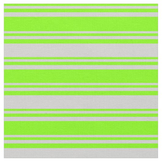 Chartreuse & Light Gray Muster Stoff (Nahaufnahme)