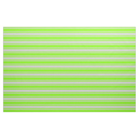 Chartreuse & Light Gray Muster Stoff (Fat Quarter (45,7 x 55,9 cm))