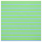 Chartreuse & Light Sky Blauen Linien Stoff (Muster)