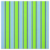 Chartreuse, Light Sky Blue und Dunkelblau farbig Stoff (Muster)
