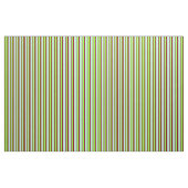 Chartreuse, Maroon und türkisfarbene Streifen Stoff (Fat Quarter (45,7 x 55,9 cm))