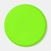 Chartreuse (Neon Green) 7FFF00 Farbe - Namensoptio Magnet (Vorne)