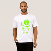 Chartreuse, Neon Green Basketball T-Shirt (Vorne ganz)