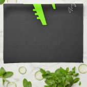 Chartreuse, Neon Green Flugzeug Handtuch (Gefaltet)