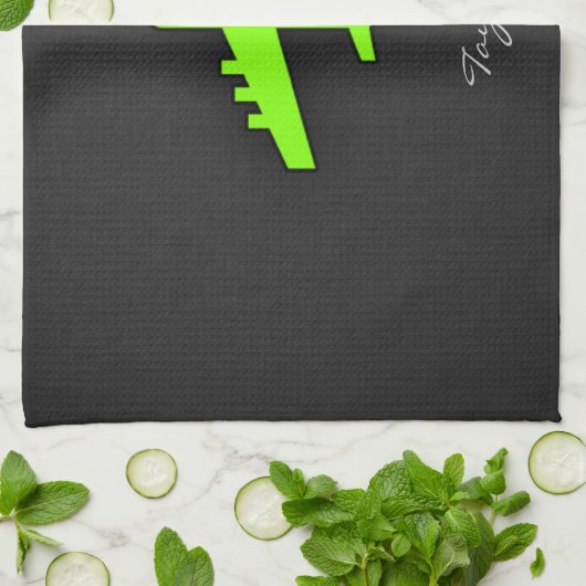 Chartreuse, Neon Green Flugzeug Handtuch (Gefaltet)